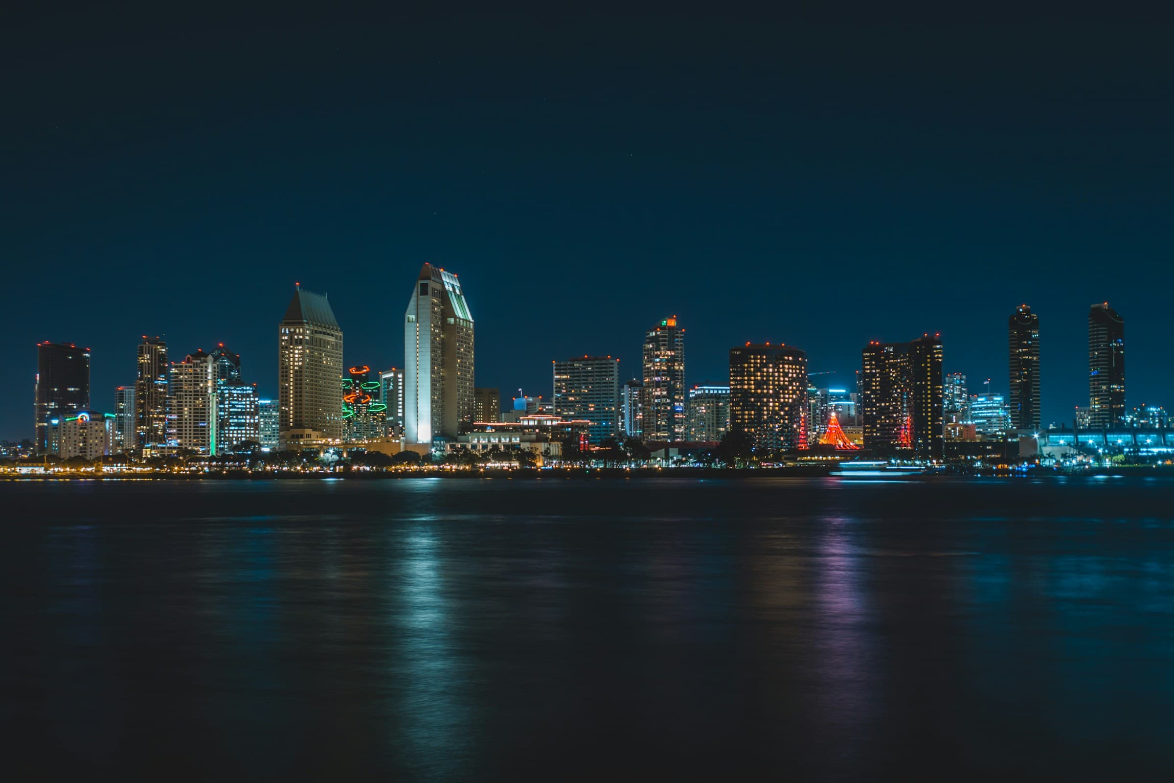 The San Diego skyline